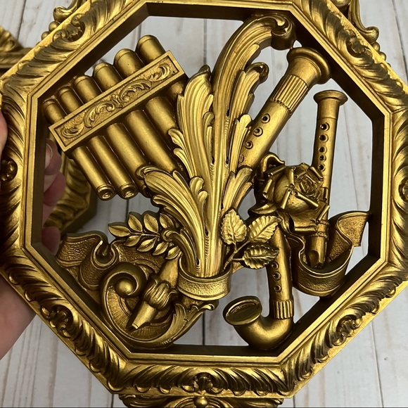 Humco vintage 1970’s Music Themed Wall Plaques Made in USA - Picture 9 of 13